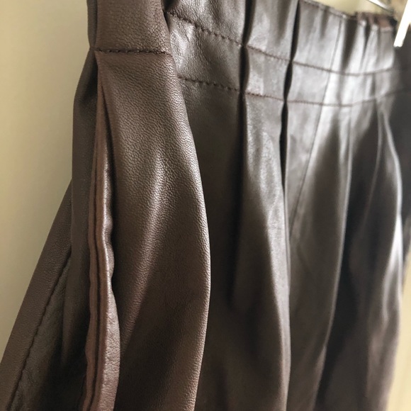Pleather Mini Skirt - Picture 2 of 4